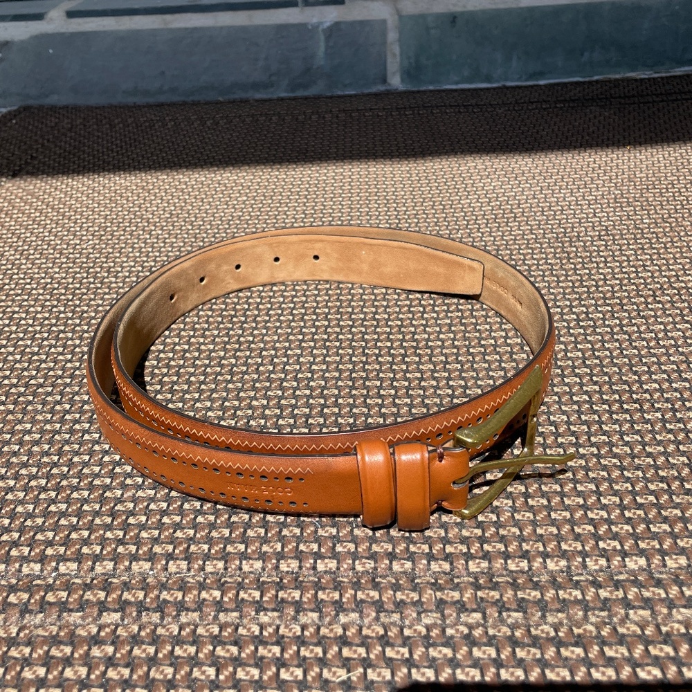 Cole Haan Men's Vegan Leather Belt - Size 38/95